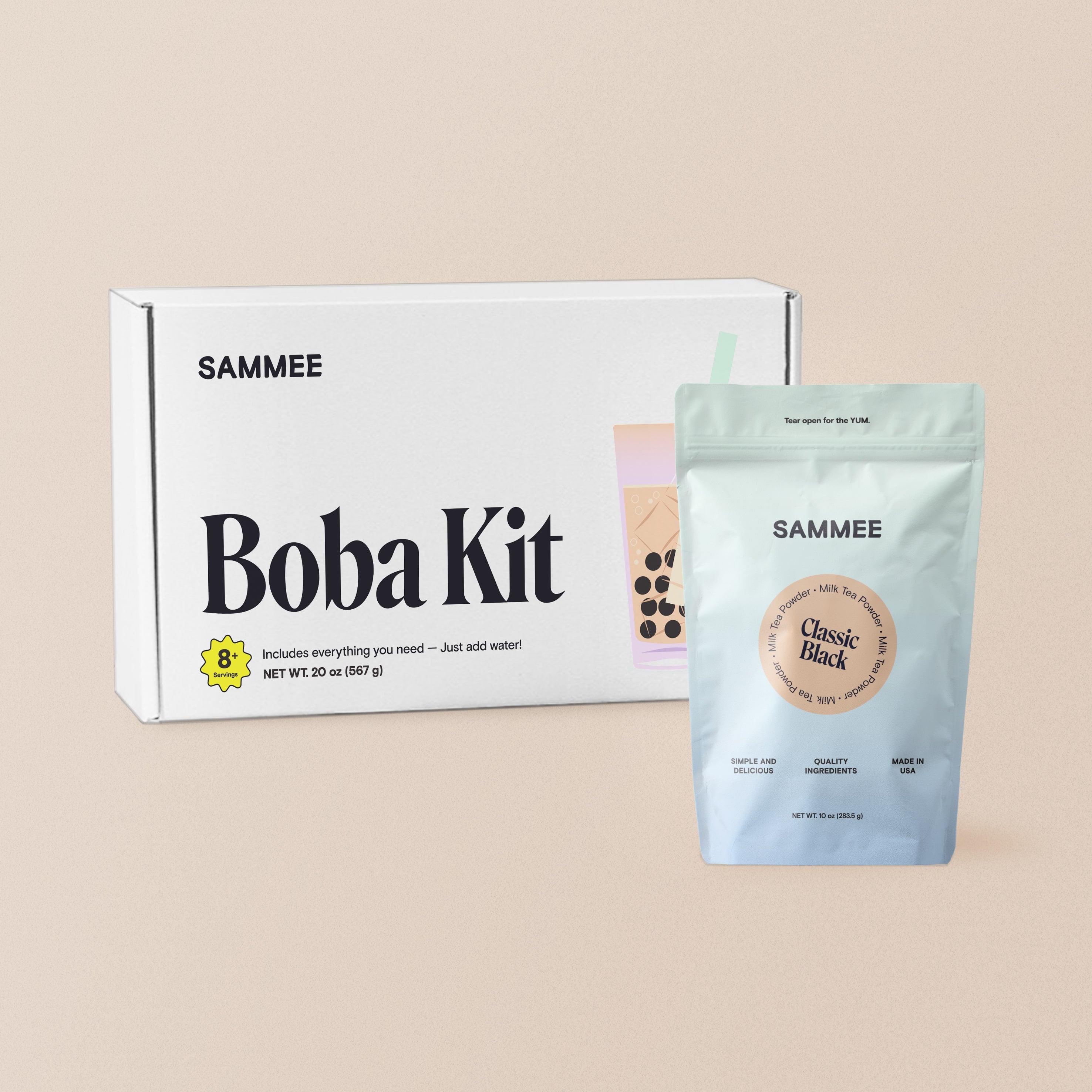 Milk Tea Powder Boba Tea Kit Box – Boba Tastic