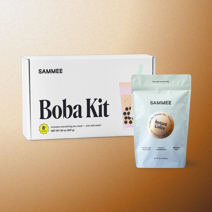 Instant Coffee Powder Boba Kit