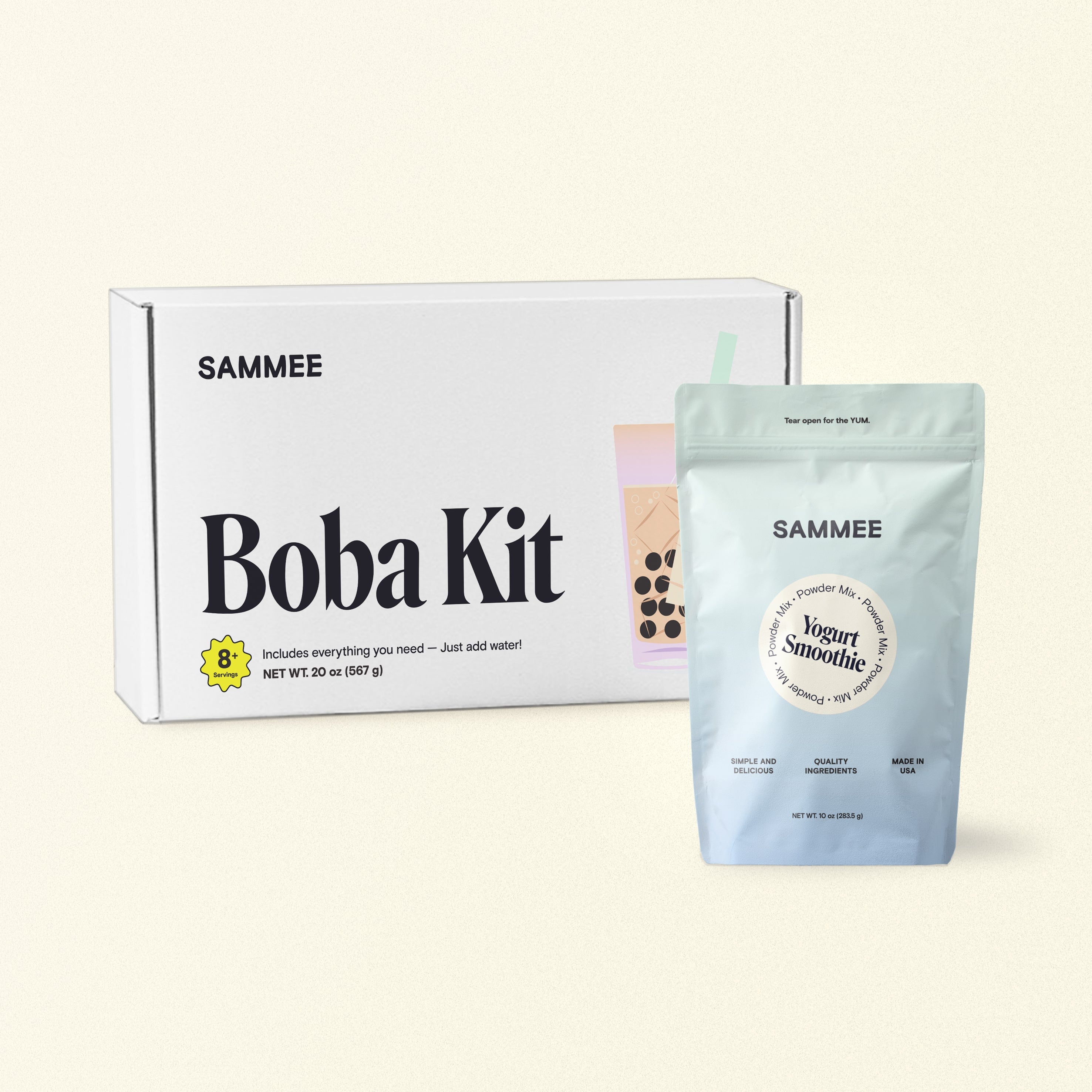 Yogurt Smoothie Powder Boba Kit